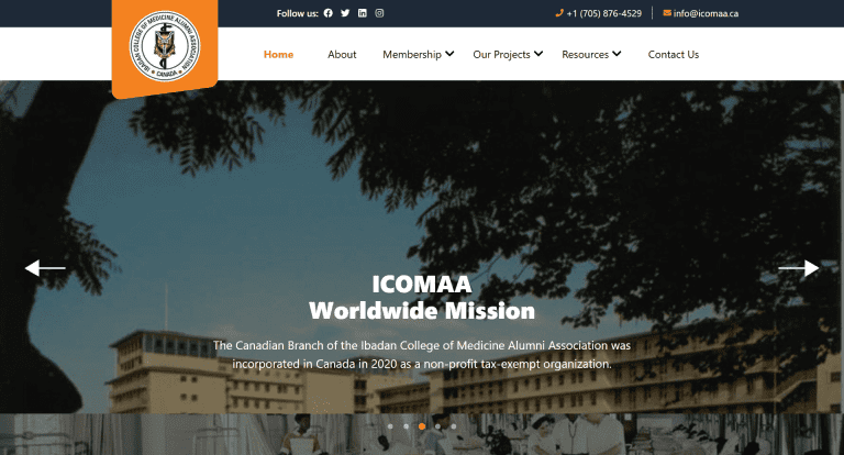 ICOMAA Worldwide Mission information page